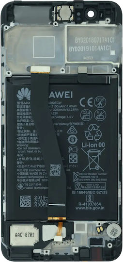 Lcd Assembly Frame Huawei P10 Genuine Oem Black