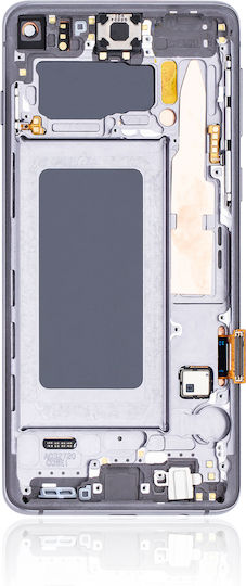 Oled Assembly cu ramă Samsung Galaxy S10 Service Pack Prism Ceramic Negru