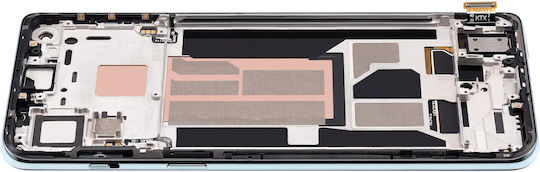 Oled Assembly Frame Oneplus Nord 2 5g Aftermarket Plus Blue Haze