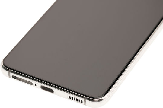 Asamblare OLED cu ramă Samsung Galaxy S21 5g Aftermarket Plus Alb Fantomă