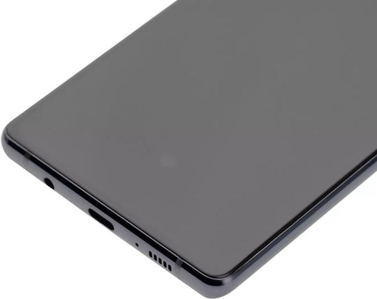 OLED Montage Rahmen Samsung Galaxy A71 5G A716U 2020 Service Pack Prism Cube Schwarz