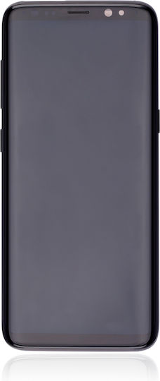 OLED модул с рамка Samsung Galaxy S8 Service Pack тъмночерен