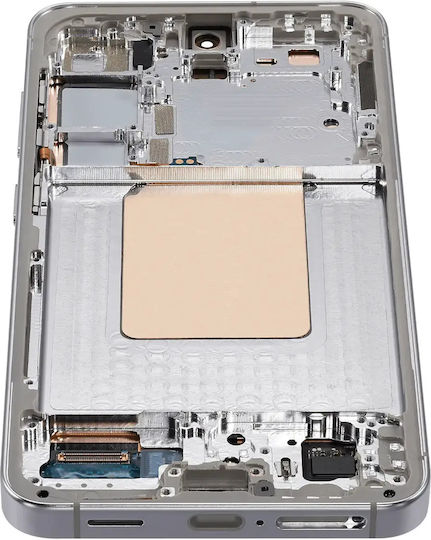 OLED Ersatzbildschirmrahmen Samsung Galaxy S24 5G US & Internationale Version Service Pack Marmor Grau