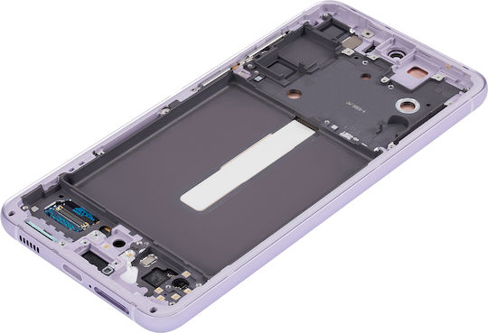 Oled Asamblare Cu Ramă Samsung Galaxy S21 Fe 5g Versiunea US și Internațională Service Pack Lavandă