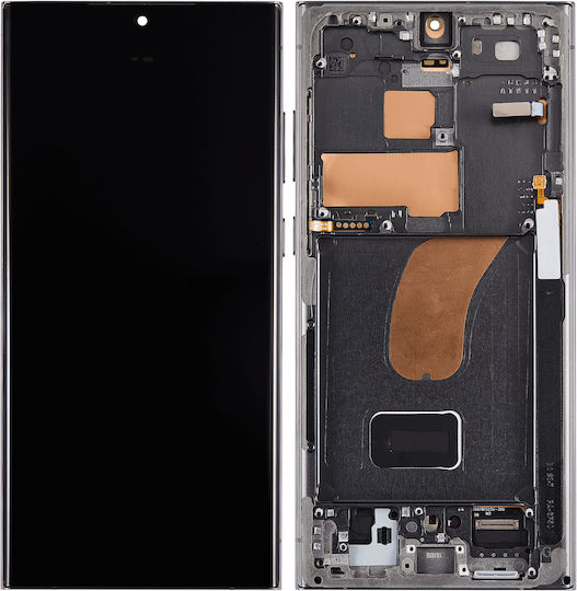Oled Asamblare cu ramă Samsung Galaxy S23 Ultra US și Internațional Aftermarket Pro 120hz Verde