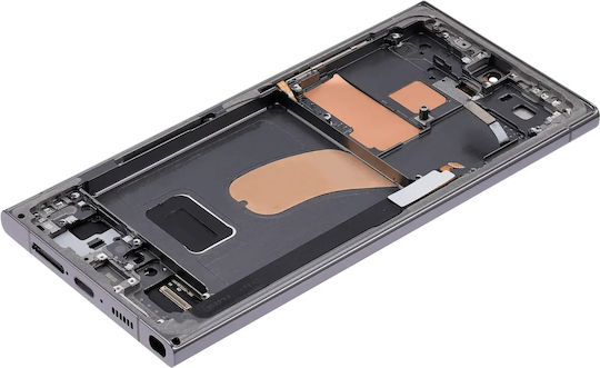 Oled Asamblare cu ramă Samsung Galaxy S23 Ultra US și Internațional Aftermarket Pro 120hz Verde