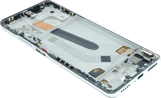 Oled Assembly Frame Xiaomi Mi 11i Service Pack Frosty White