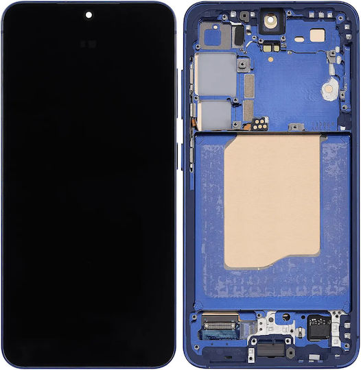 Oled Assembly Frame Samsung Galaxy S25 5g Us & International Aftermarket Plus Navy