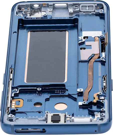 OLED ansamblu cu ramă Samsung Galaxy S9 aftermarket Plus albastru coral