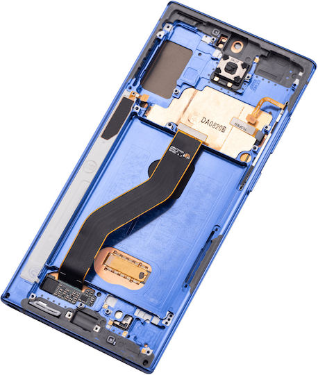 OLED Асембли Рамка Samsung Galaxy Note 10 Plus 5G Aftermarket Plus Син