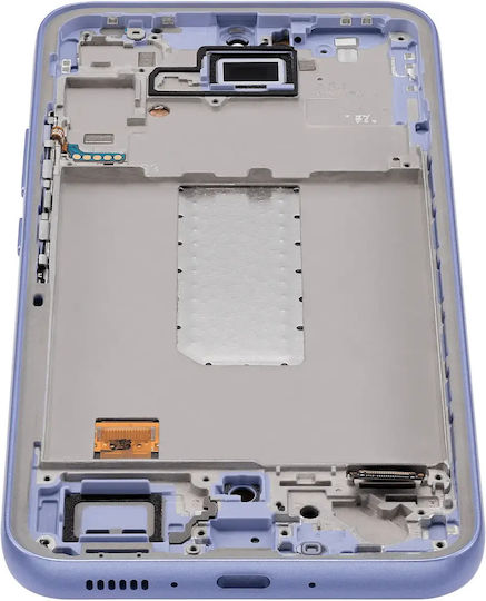 OLED Ersatzbildschirm mit Rahmen Kompatibel Samsung Galaxy A34 5G A346 2023 Service Pack Lila