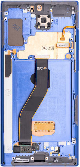 OLED Асембли Рамка Samsung Galaxy Note 10 Plus 5G Aftermarket Plus Син