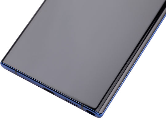 OLED Асембли Рамка Samsung Galaxy Note 10 Plus 5G Aftermarket Plus Син
