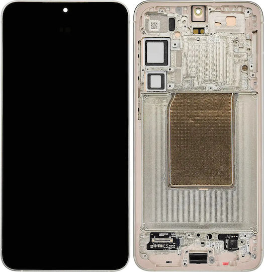 OLED Асембли Рамка Samsung Galaxy S25 Plus 5G US & International Version Service Pack Розово Злато