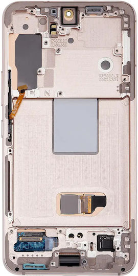 Oled Assembly Frame Samsung Galaxy S22 5g Service Pack Pink Gold