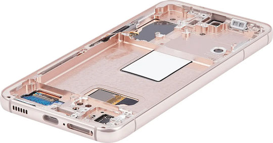 Oled Assembly Frame Samsung Galaxy S22 5g Service Pack Pink Gold