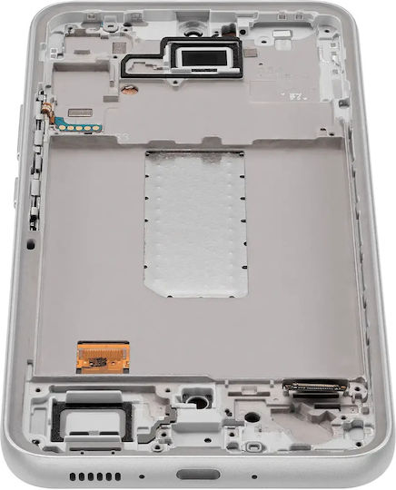 Oled Assembly Frame Compatible Samsung Galaxy A34 5g A346 2023 Service Pack Silver
