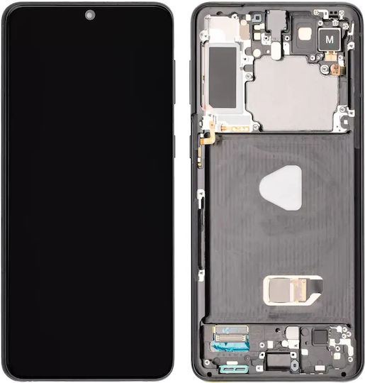 Oled Assembly Frame Samsung Galaxy S21 Plus 5g Service Pack Phantom Black