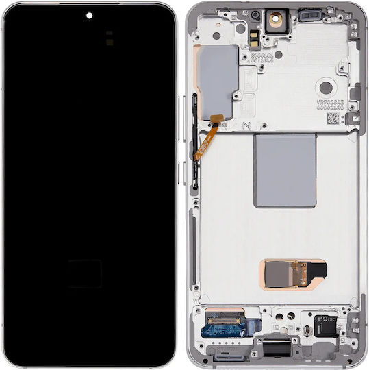 Oled Assembly Frame Samsung Galaxy S22 5g Us & International Aftermarket Plus White