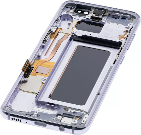 Oled Assembly cu ramă Samsung Galaxy S8 Service Pack Gri Orhidee