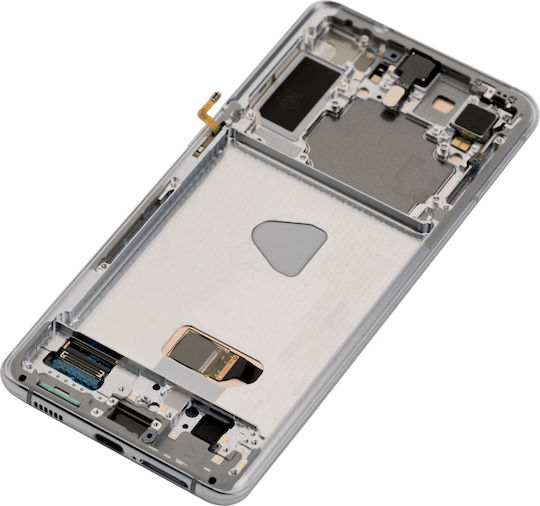 Oled Assembly Frame Samsung Galaxy S21 Plus 5g Aftermarket Plus Phantom Silver