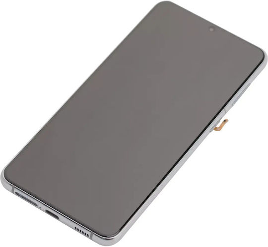 Oled Assembly Frame Samsung Galaxy S21 Plus 5g Service Pack Phantom Silver
