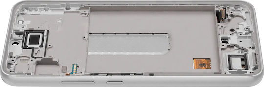 Oled Assembly Frame Compatible Samsung Galaxy A34 5g A346 2023 Service Pack Silver
