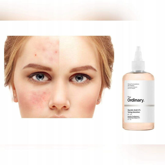 The Ordinary Glycolic Acid 7% Toning Solution Peeling for Face in Lotion 240ml