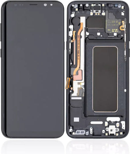 Oled Assembly Frame Samsung Galaxy S8 Plus Service Pack Midnight Black