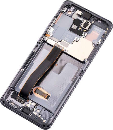 OLED модул с рамка Samsung Galaxy S20 Ultra 5G Service Pack Космически сив