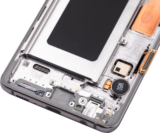Oled Assembly Frame Samsung Galaxy S10 Service Pack Prism White