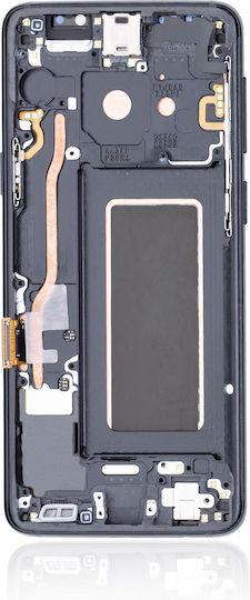 Oled Assembly Frame Samsung Galaxy S9 Service Pack Midnight Black