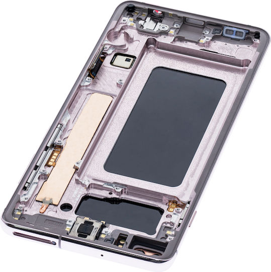 OLED модул с рамка Samsung Galaxy S10 Plus Service Pack керамично бяло