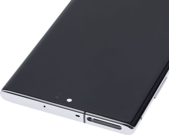 OLED модул с рамка Samsung Galaxy Note 10 Plus 5G Service Pack Aura White