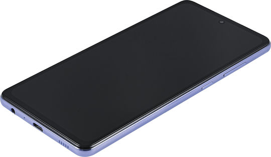 OLED модул с рамка Samsung Galaxy A72 A725 2021 Aftermarket Plus Awesome Лилав