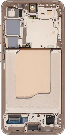 Oled Assembly Frame Samsung Galaxy S25 5g Us & International Aftermarket Plus Pink Gold