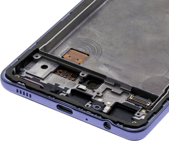 OLED модул с рамка Samsung Galaxy A72 A725 2021 Service Pack Лилав