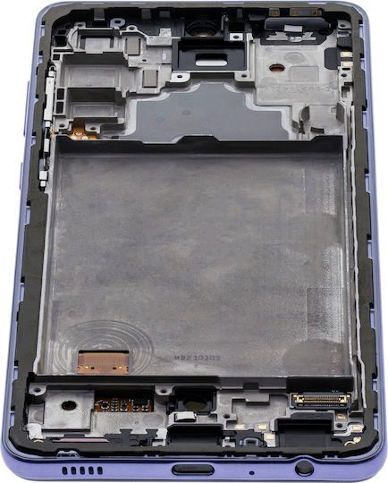 OLED модул с рамка Samsung Galaxy A72 A725 2021 Service Pack Лилав
