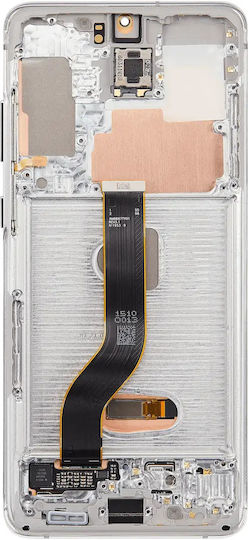Oled Assembly Frame Samsung Galaxy S20 Plus 5g Aftermarket Plus Cloud White