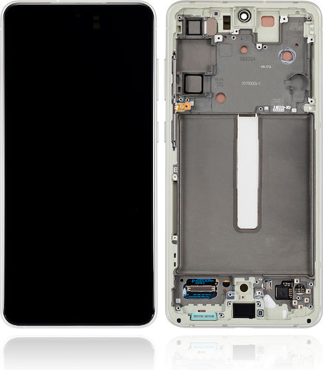 Oled Assembly Frame Samsung Galaxy S21 Fe 5g Us & International Version Service Pack Olive Green