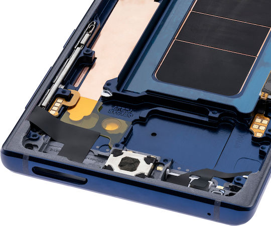 Oled ansamblu cu ramă Samsung Galaxy Note 9 aftermarket plus albastru ocean