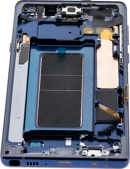Oled ansamblu cu ramă Samsung Galaxy Note 9 aftermarket plus albastru ocean