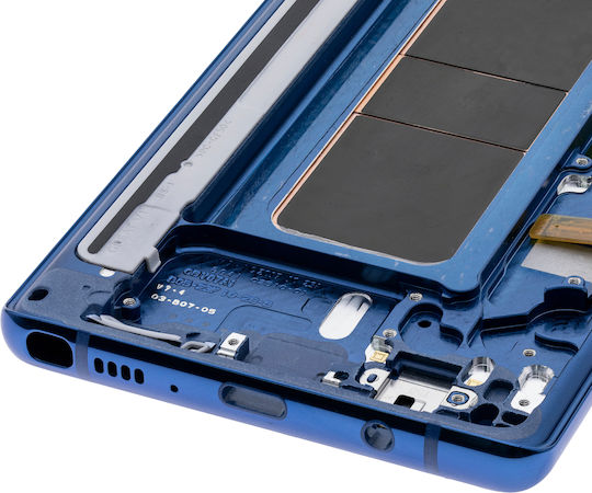 Oled Assembly Frame Samsung Galaxy Note 8 Service Pack Blue