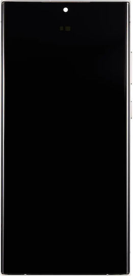 Oled Assembly Frame Samsung Galaxy S23 Ultra Us & International Aftermarket Plus 120hz Cream