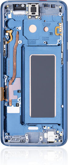 Oled Ersatzbildschirm mit Rahmen Samsung Galaxy S9 Service Pack Korallenblau