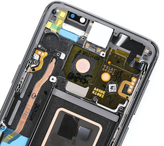 Oled Assembly Frame Samsung Galaxy S9 Service Pack Titanium Gray