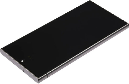 Oled Assembly Frame Samsung Galaxy S24 Ultra Us & International Version Aftermarket Pro 120hz Titanium Schwarz