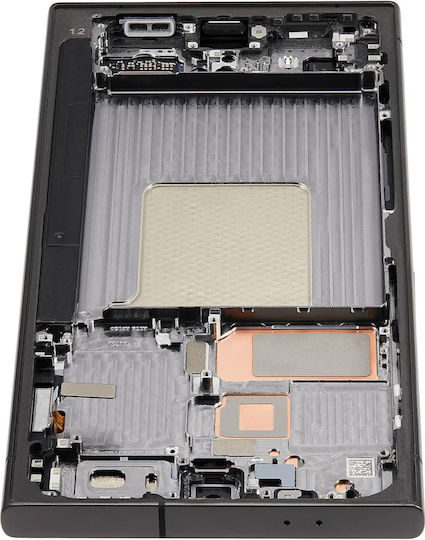 Oled Assembly Frame Samsung Galaxy S24 Ultra Us & International Version Aftermarket Pro 120hz Titanium Schwarz