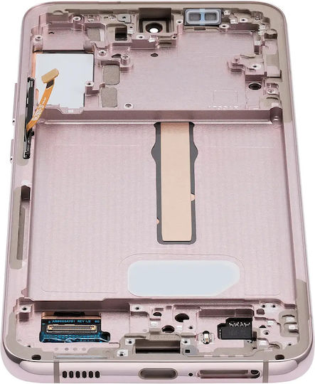 Oled Ersatzbildschirm mit Rahmen Samsung Galaxy S22 Plus 5G Service Pack Rosa Gold