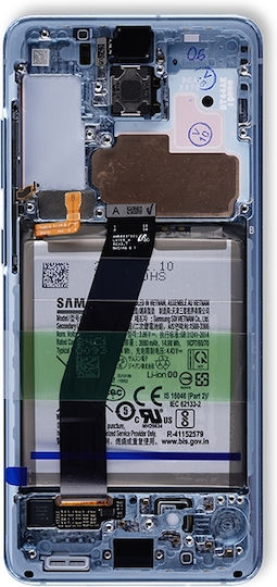 Oled Ersatzbildschirm mit Rahmen Samsung Galaxy S20 5G Nicht-Verizon 5G Uw Rahmen Service Pack Wolkenblau